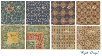 Billede: Decorer 15cmx15cm Blok 150gr/m3, Royal Design, 8 design, 24 ark, førpris kr. 36,- nupris