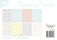Billede: JOY PAPIRSBLOK “Fantasy Fields” 6011/0566, A4 - 12 ark dobbeltsidet, førpris kr. 36,- nupris