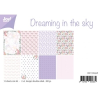 Billede: JOY PAPIRSBLOK “Dreaming in the sky” 6011/0596, A4 - 12 ark dobbeltsidet

