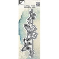 Billede: skære/prægeskabelon sommerfuglekant, JOY CUT/EMB 3D “Border Butterfly, førpris kr. 72,00, nupris