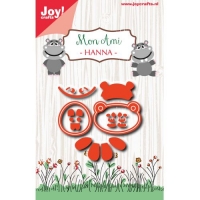Billede: skæreskabelon JOY CUT “Mon Ami – Hanna” 6002/1039, 59x35mm, førpris kr. 46,- nupris