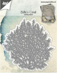 Billede: skæreskabelon koraller, JOY CUT/EMB “Bille's Coral” 6002/1297, 100x100mm, førpris kr. 81,- nupris 