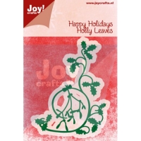 Billede: skæreskabelon julesvirvel, 6002/2047 Christmas Swirl, joy, førpris kr. 87,00, nupris