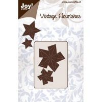 Billede: skæreskabelon foldestjerne, JOY CUT “Folding Star” 6003/0088, 45x65mm, førpris kr. 40,- nupris
