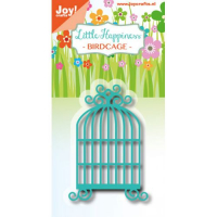 Billede: skæreskabelon fuglebur, JOY CUT Little Happiness BIRDCAGE, 6003/3003, førpris kr. 30,- nupris