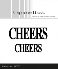 Billede: skæreskabelon Simple and Basic die “Cheers