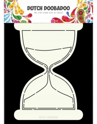 Billede: tegneskabelon timeglas, DDBD CARD ART “Hourglass” 470.713.668