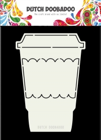 Billede: tegneskabelon kaffe til vejen, DDBD CARD ART “Coffee to go A5” 470.713.694