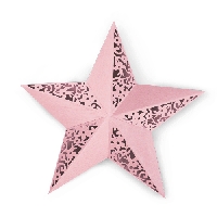 Billede: skæreskabelon 5 takket stjerne til at samle, SIZZIX THINLITS DIE “Scandi Star” 662573, førpris kr. 118,- nupris