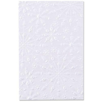 Billede: SIZZIX 3D EMBOSSINGFOLDER A6 “Jeweled Snowflakes” 664489, førpris kr. 68,- nupris
