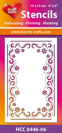 Billede: Hearty Crafts Mask Stencils 10x15cm “HCM 8446-06, førpris kr. 16,- nupris