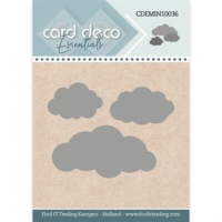 Billede: skæreskabelon 3 små skyer, Card Deco Mini Dies CDEMIN10036, 4,6x3,8cm