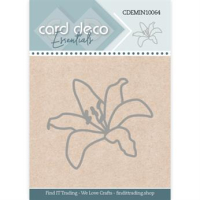 Billede: skæreskabelon lilje, Card Deco Mini Dies 