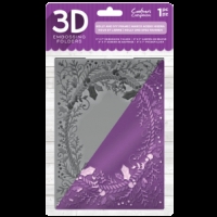 Billede: Crafter’s Companion 3D Embossingfolder EF5-3D-X-HOL, 12,7x17,8cm, førpris kr. 60,- nupris