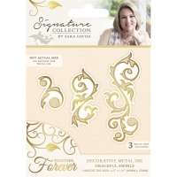 Billede: skæreskabelon svirvler, Die Sire Die “Graceful Swirl, førpris kr. 70,00, nupris