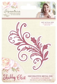 Billede: skæreskabelon snørkel, Crafter's Companion / Sara Signature Die “Filigree Flourish