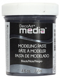 Billede: DecoArt Modeling Paste “Black