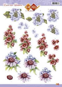 Billede: blomster, card deco