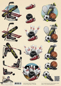 Billede: sport på skøjter, bowling og forskellige sportsgrene, amy design