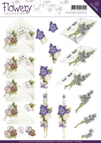 Billede: breve og blomster, mariekes design