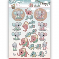 Billede: elefanter for babybørn, yvonne design