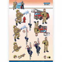 Billede: brandmænd i arbejde, Big Guys, yvonne design