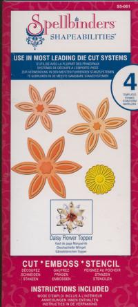 Billede: spellbinders daisy flower topper, s5-061, førpris kr. 170,00 nupris